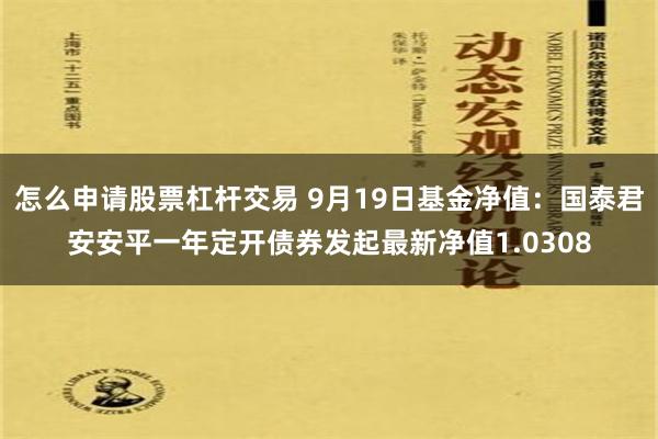 怎么申请股票杠杆交易 9月19日基金净值：国泰君安安平一年定开债券发起最新净值1.0308