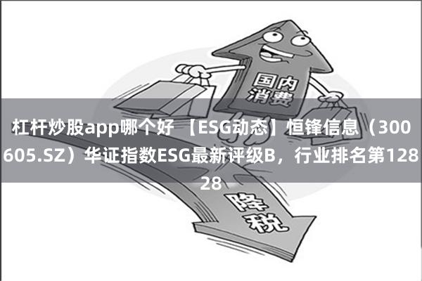 杠杆炒股app哪个好 【ESG动态】恒锋信息（300605.SZ）华证指数ESG最新评级B，行业排名第128