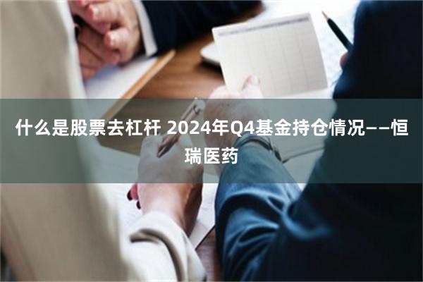 什么是股票去杠杆 2024年Q4基金持仓情况——恒瑞医药