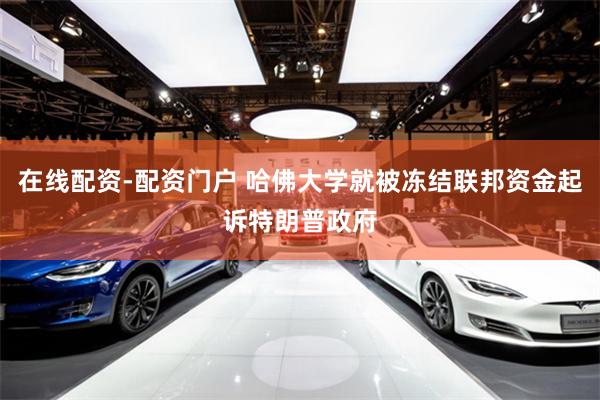 在线配资-配资门户 哈佛大学就被冻结联邦资金起诉特朗普政府